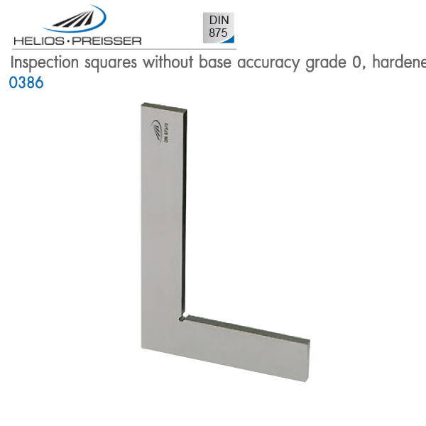 HELIOS-PREISSER,Inspection squares without base accuracy grade 0, hardened,0386
