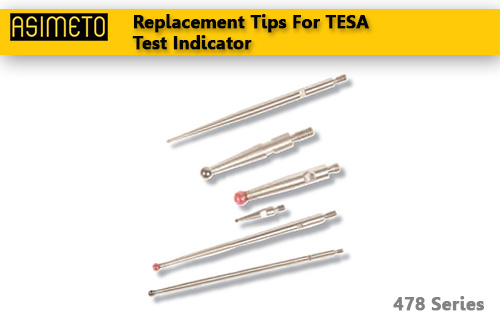 ASIMETO,P117,Replacement Tips For TESA Test Indicator,478-10-3