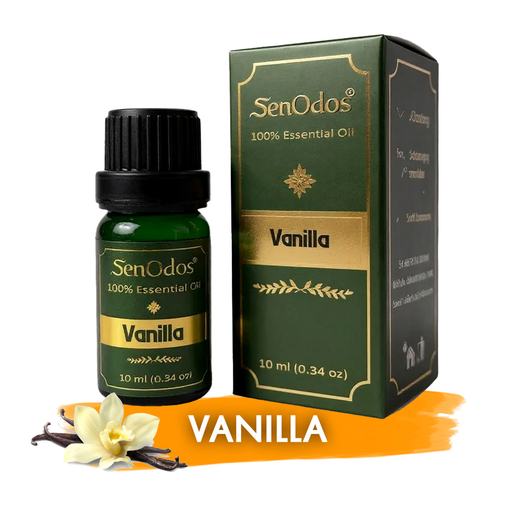 SenOdos น้ำมันหอมระเหยแท้ กลิ่นวานิลลา Vanilla Pure Essential Oil 10 ml.