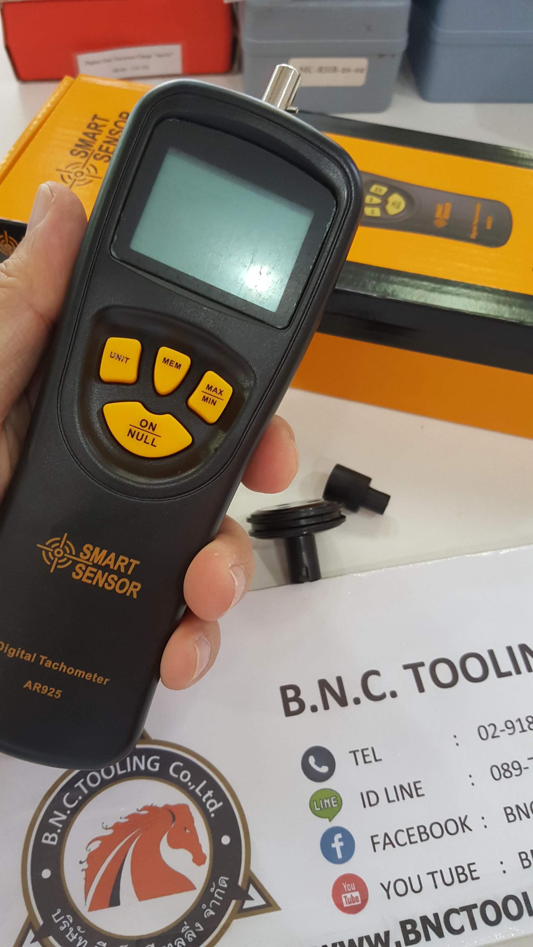 AR925 SMART SENSOR เครื่องวัดความเร็วรอบ แบบสัมผัส TACHOMETER Brand : SMART SENSOR Model: AR925 Type : เครื่องวัดความเร็วรอบ แบบสัมผัส
