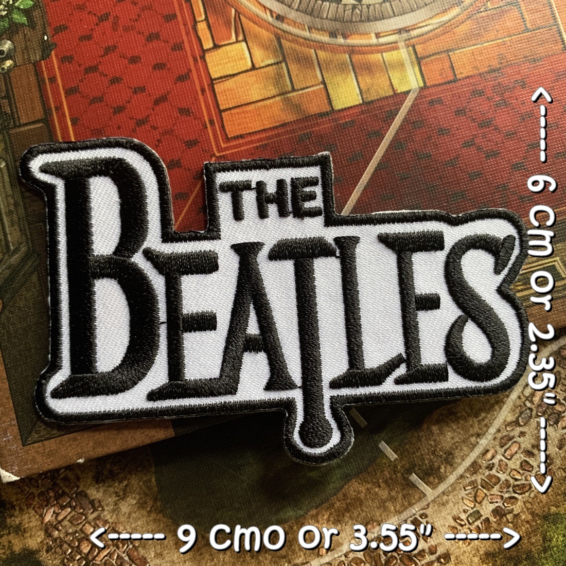 The Beatles วงดนตรี ร็อค เฮฟวี่เมทัล พังค์ ตัวรีดแบบปัก อาร์มปัก ตัวรีดติดเสื้อ ตัวรีด ติดกระเป๋า ติดหมวก ติดแจ๊คเก็ต Rock Iron on Embroidered Patch