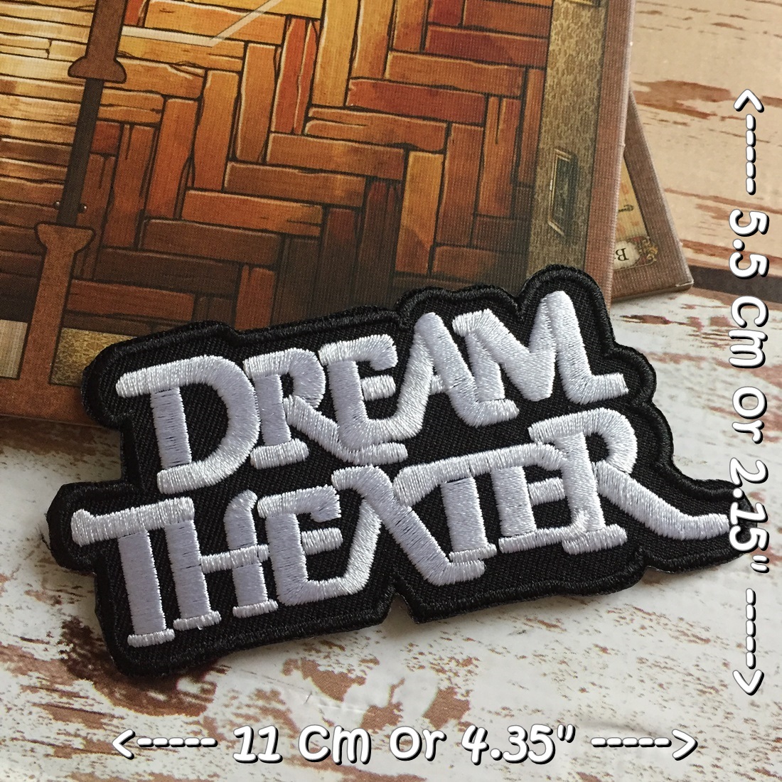 Dream Theater วงดนตรี ร็อค เฮฟวี่เมทัล พังค์ ตัวรีดแบบปัก อาร์มปัก ตัวรีดติดเสื้อ ตัวรีด ติดกระเป๋า ติดหมวก ติดแจ๊คเก็ต Rock Iron on Embroidered Patch
