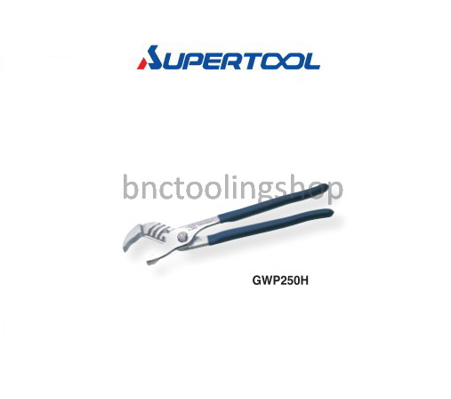 คีมคอม้าด้ามหุ้มไวนิลกันลื่น,Water Pump Pliers,Supertool,GWP250H