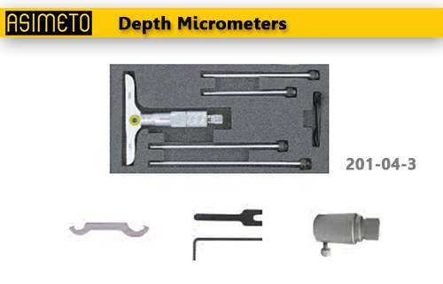 ASIMETO,P43,Depth Micrometers,202-02-0