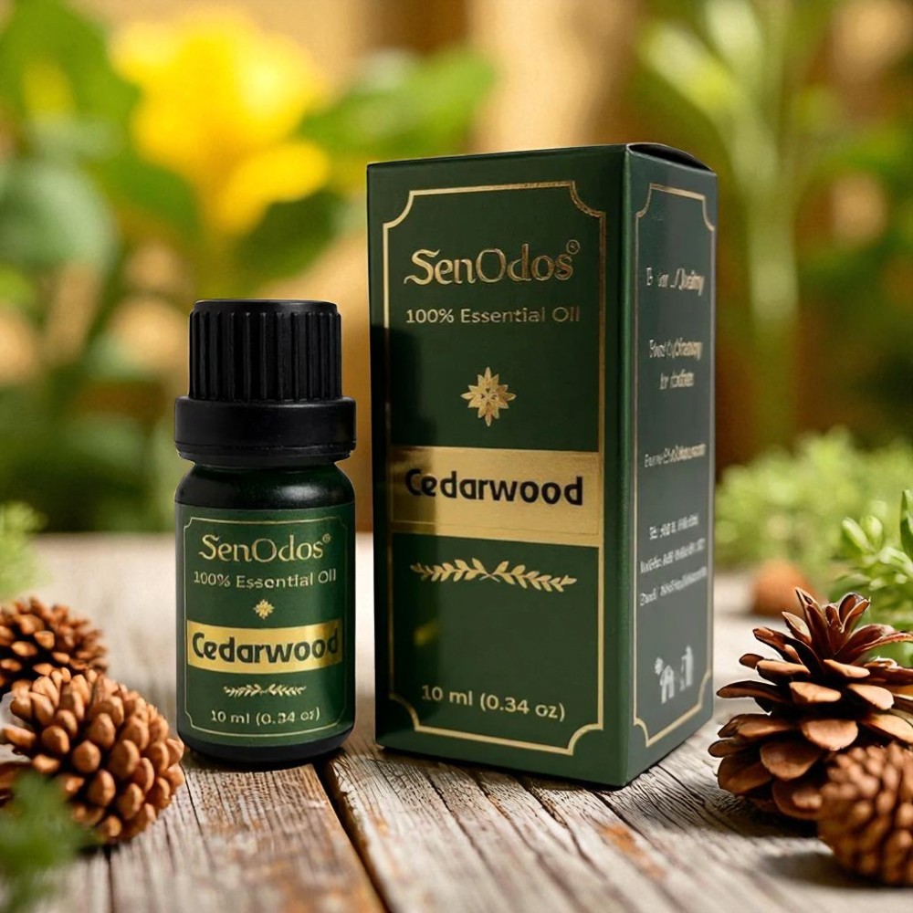 SenOdos น้ำมันหอมระเหยแท้ กลิ่นซีดาร์วูด Cedarwood Essential Oil 10ml