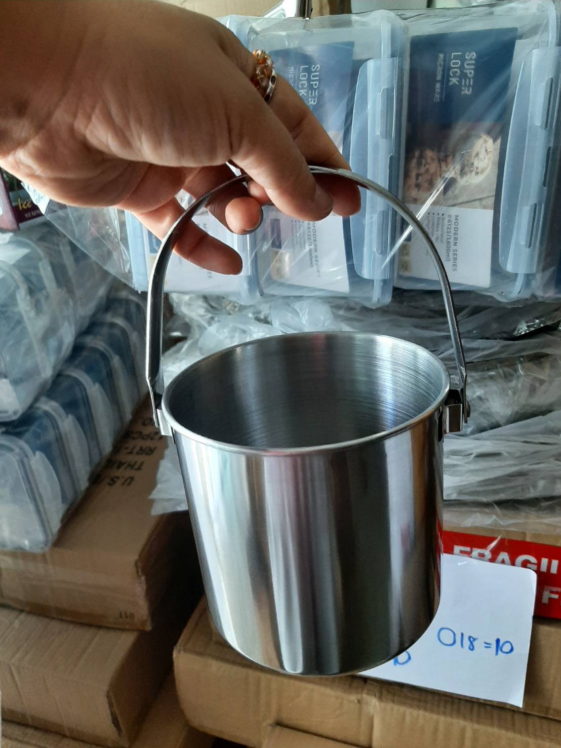 ถังน้ำแข็ง STRONG (แถมที่คีบ) ตรา V-one