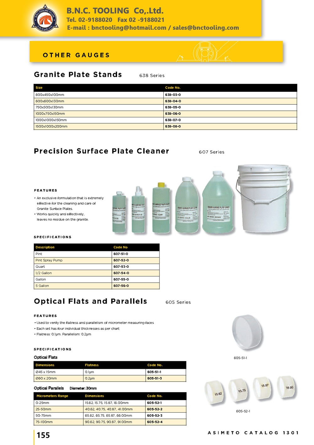 ASIMETO,P155,Optical Flats and Parallels,605-51-1