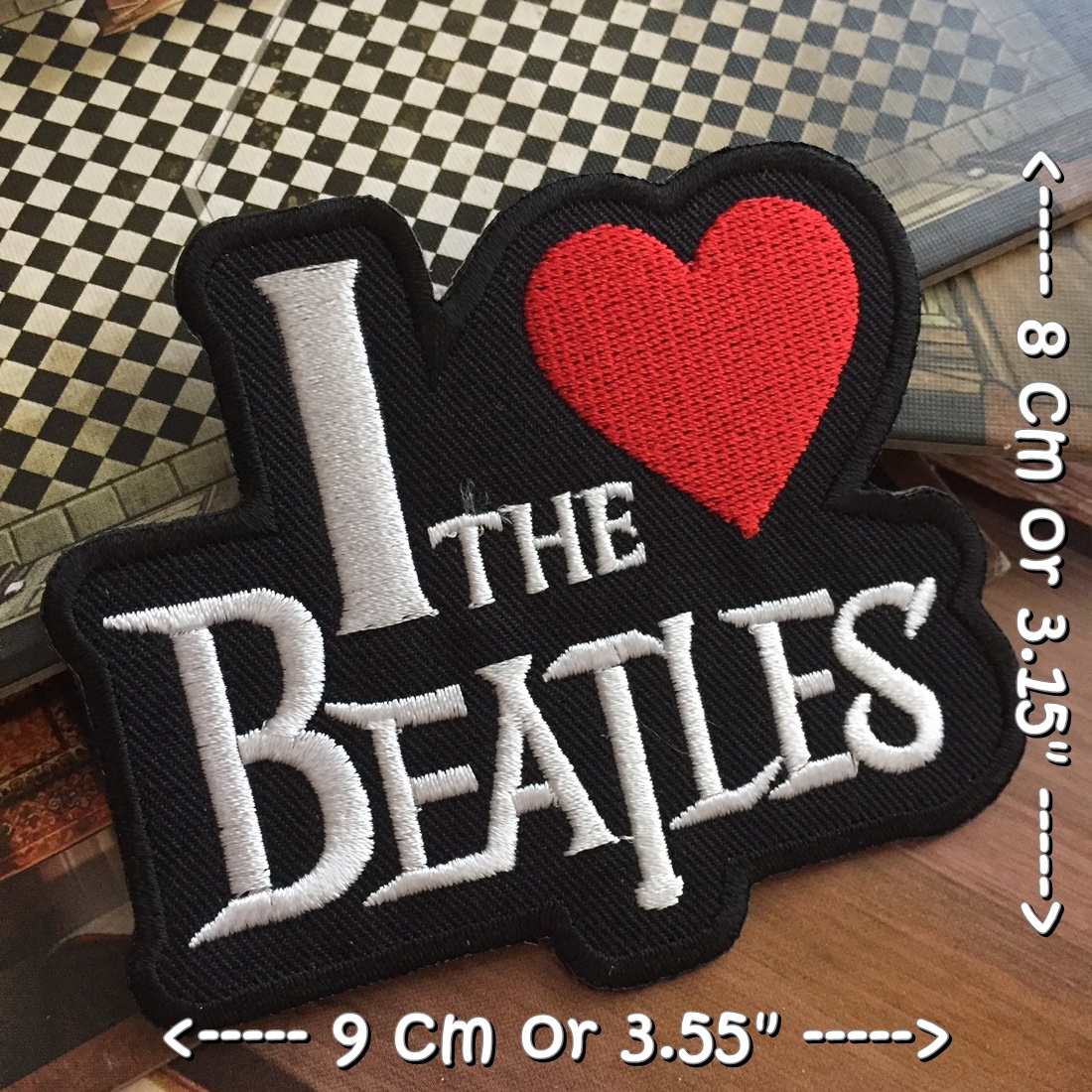 The Beatles วงดนตรี ร็อค เฮฟวี่เมทัล พังค์ ตัวรีดแบบปัก อาร์มปัก ตัวรีดติดเสื้อ ตัวรีด ติดกระเป๋า ติดหมวก ติดแจ๊คเก็ต Rock Iron on Embroidered Patch