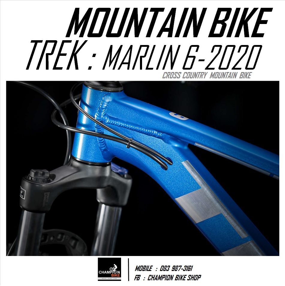 จักรยานเสือภูเขา TREK : MARLIN 6 DISC MOUNTAIN BIKE - 2020 สีน้ำเงิน-เงิน