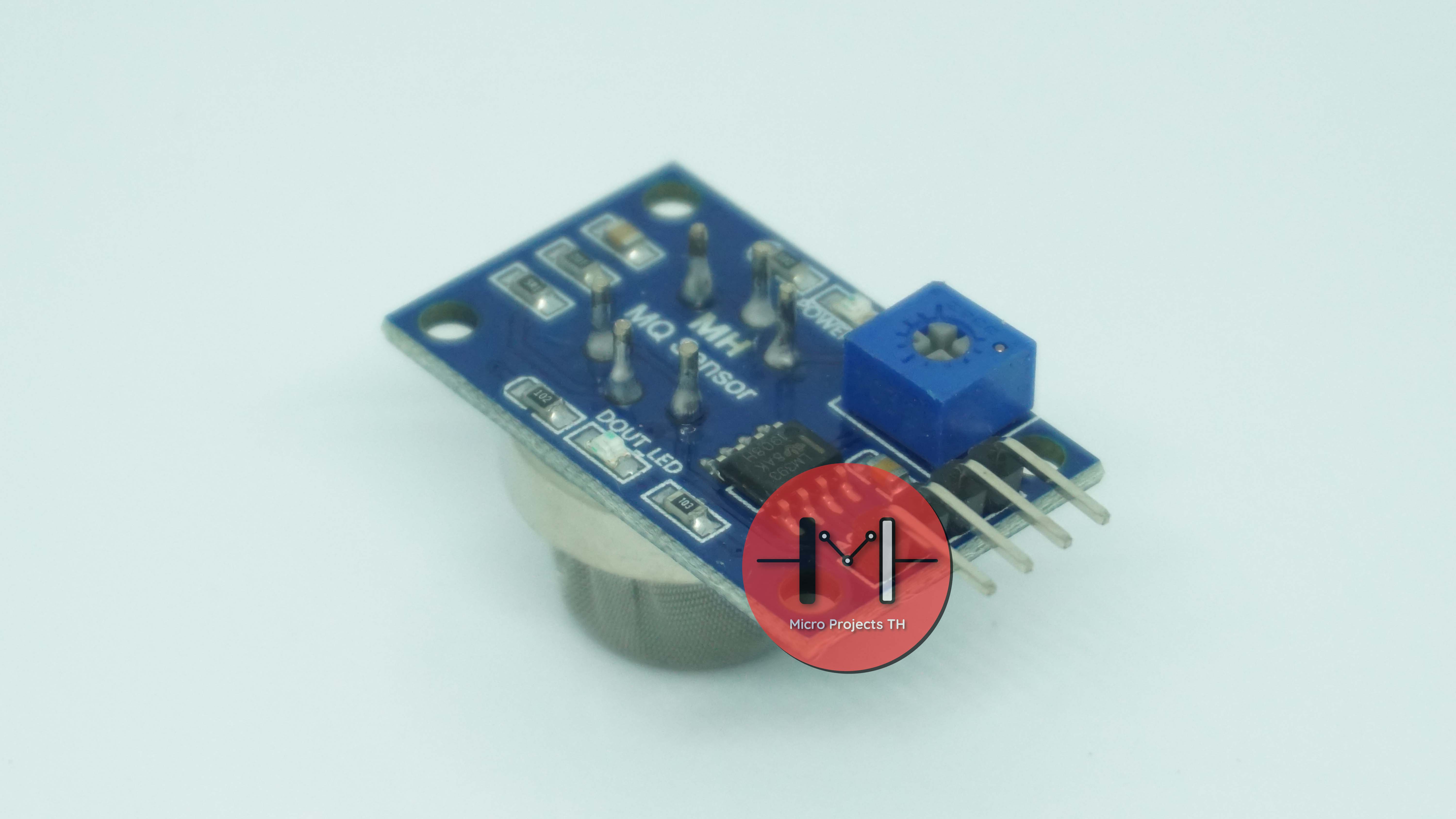 MQ-2 Smoke Gas Sensor เซ็นเซอร์ตรวจจับควัน แก๊สมีเทน LPG/Smoke/CO