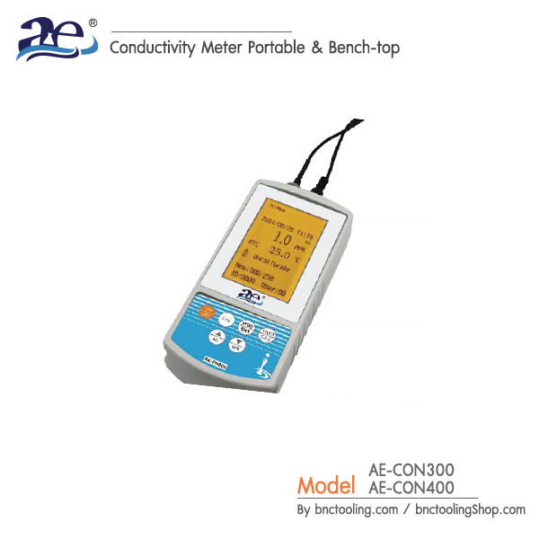 A&E Lab,Conductivity Meter Portable & Bench-top,AE-CON300/AE-CON400