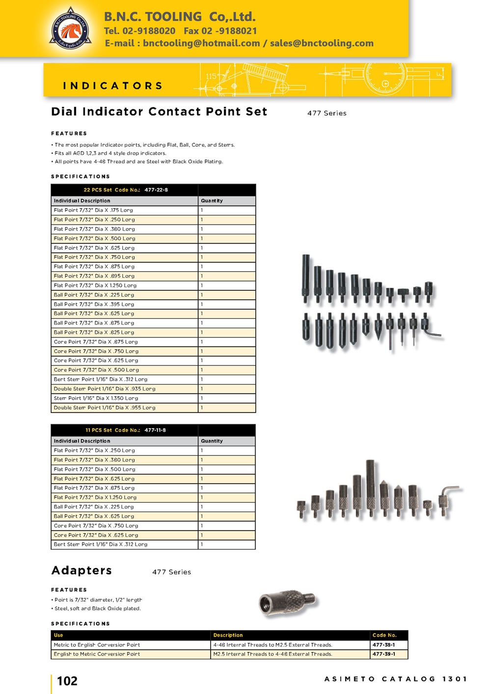 ASIMETO,P102,Adapters,477-38-1