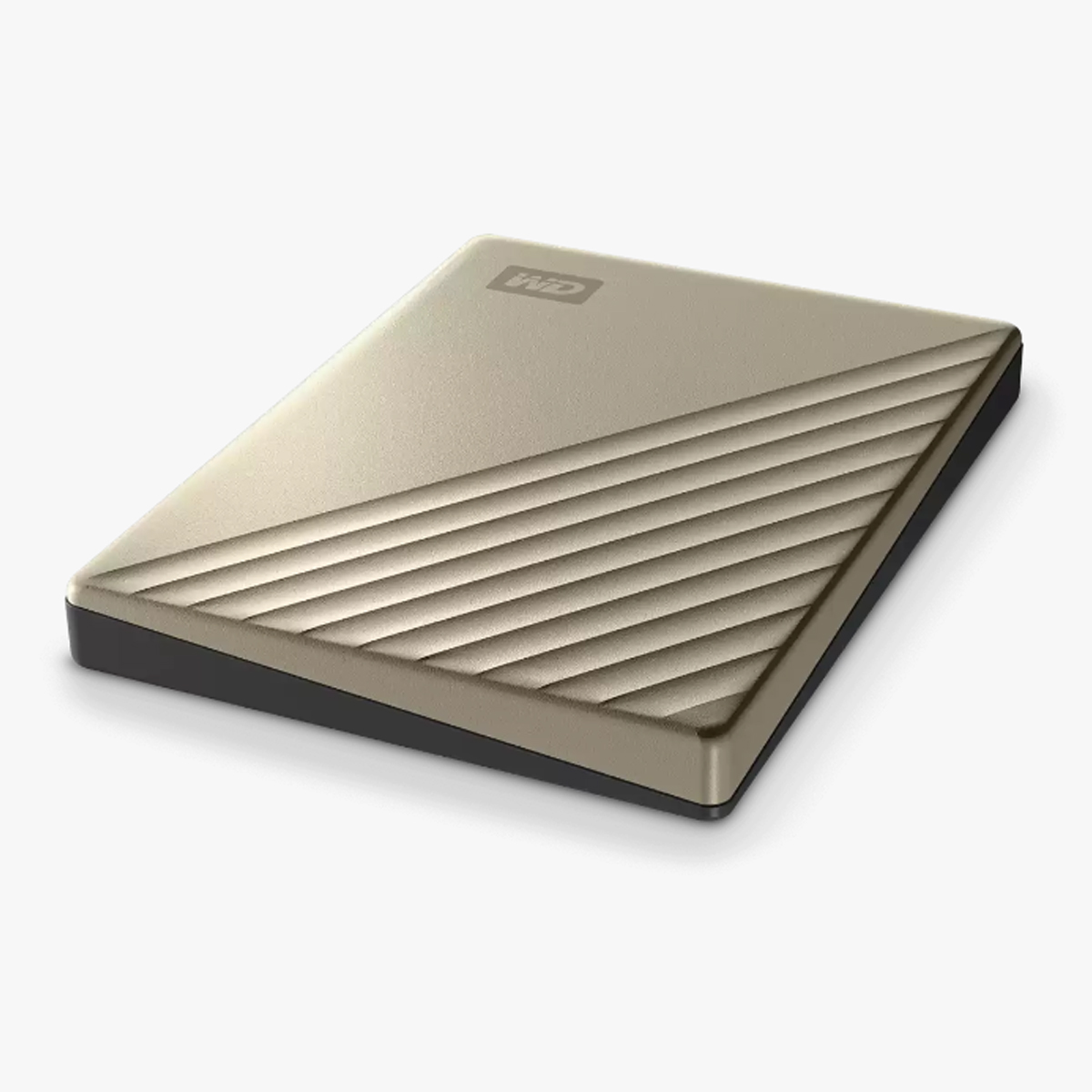 WD My Passport Ultra HDD Type-C 2TB 4TB External Harddisk ฮาร์ดดิสพกพา ฺGold สีทอง , USB 3.1 and USB Type C Western Digital