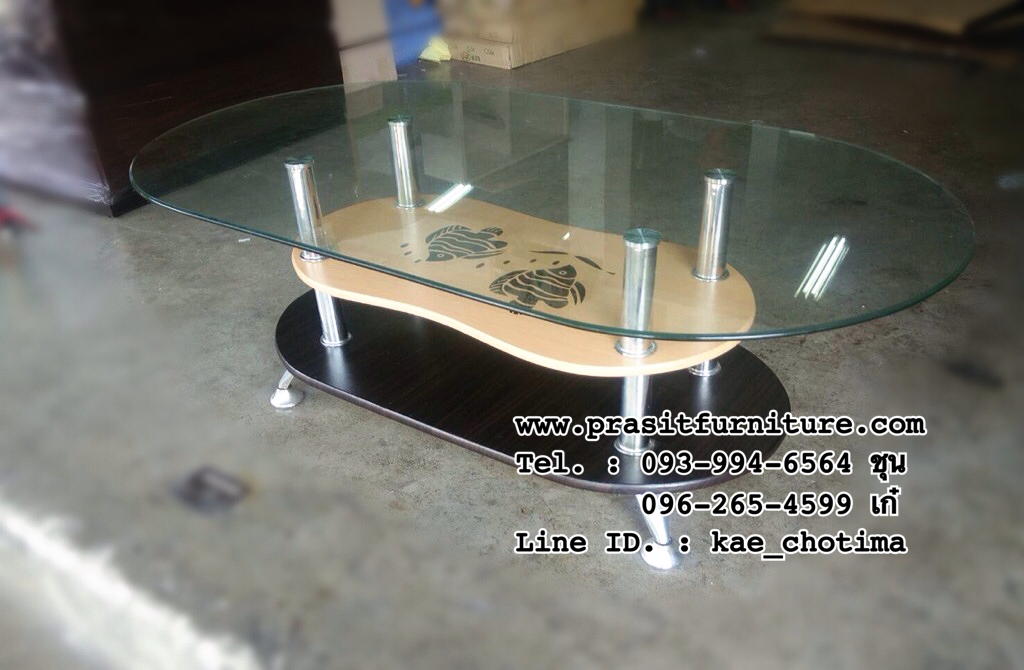 โต๊ะกลางโซฟา โต๊ะกลางกระจก