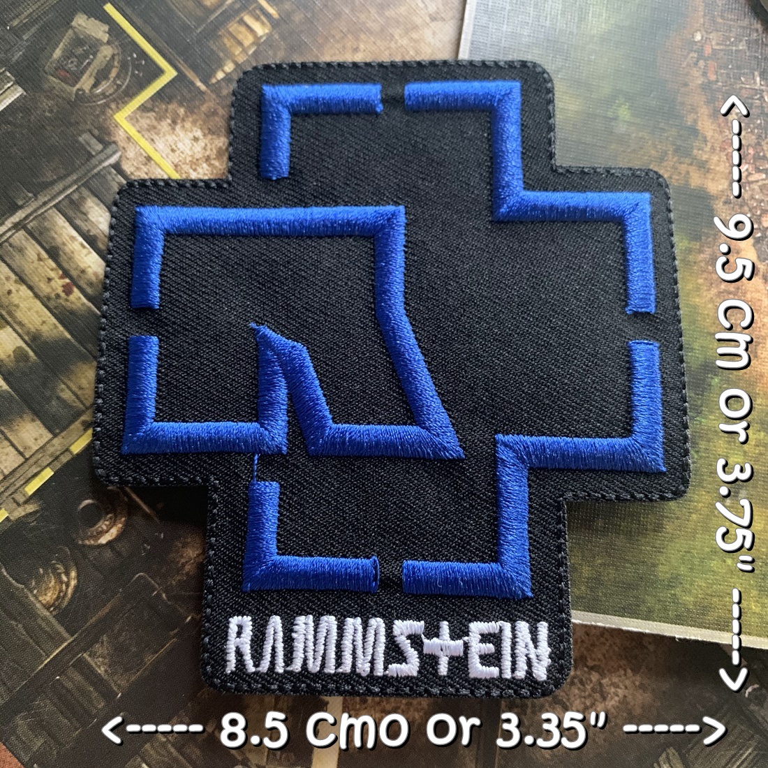 Rammstein วงดนตรี ร็อค เฮฟวี่เมทัล พังค์ ตัวรีดแบบปัก อาร์มปัก ตัวรีดติดเสื้อ ตัวรีด ติดกระเป๋า ติดหมวก ติดแจ๊คเก็ต Rock Iron on Embroidered Patch