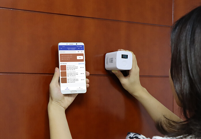 Linshang LS171, Colorimeter for Coating Colorimeter Color Checker, LS171 D/8° D65 Light Source Bluetooth Mobile APP, Portable Digital Ceramic,เครื่องวัดเฉดสี,