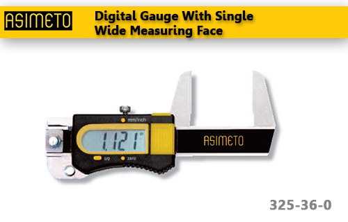 ASIMETO,P58,Digital Gauge With Single Wide Measuring Face,325-36-0