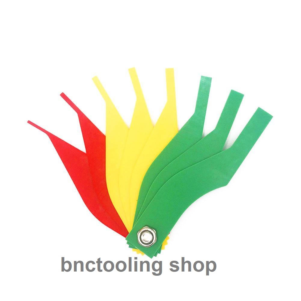 เกจวัดความหนาสำหรับ เบรครถยนต์,Car Brake Pads Universal Scale Thickness Gauge Measuring Instrument For Car Brake Block Wear Measuring Instrument Car Tool.
