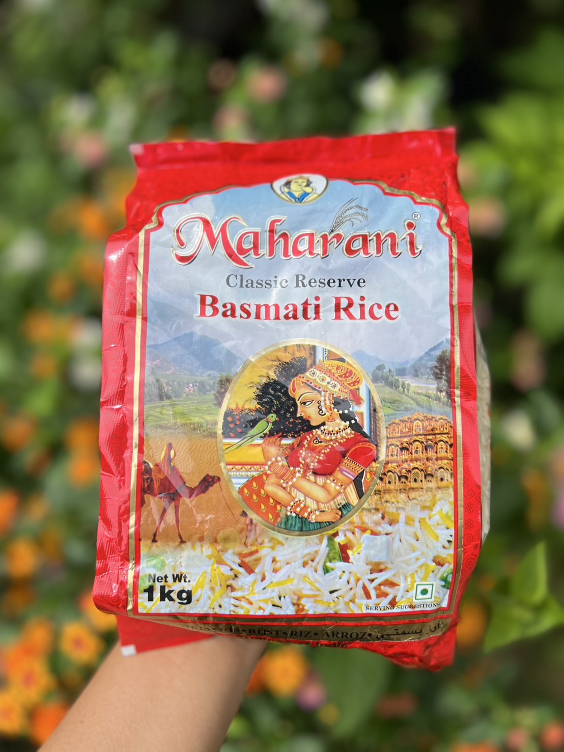 ข้าวอินเดีย ข้าวตรา มหารานี ข้าวบัสมาติ ใหม่ 1kg