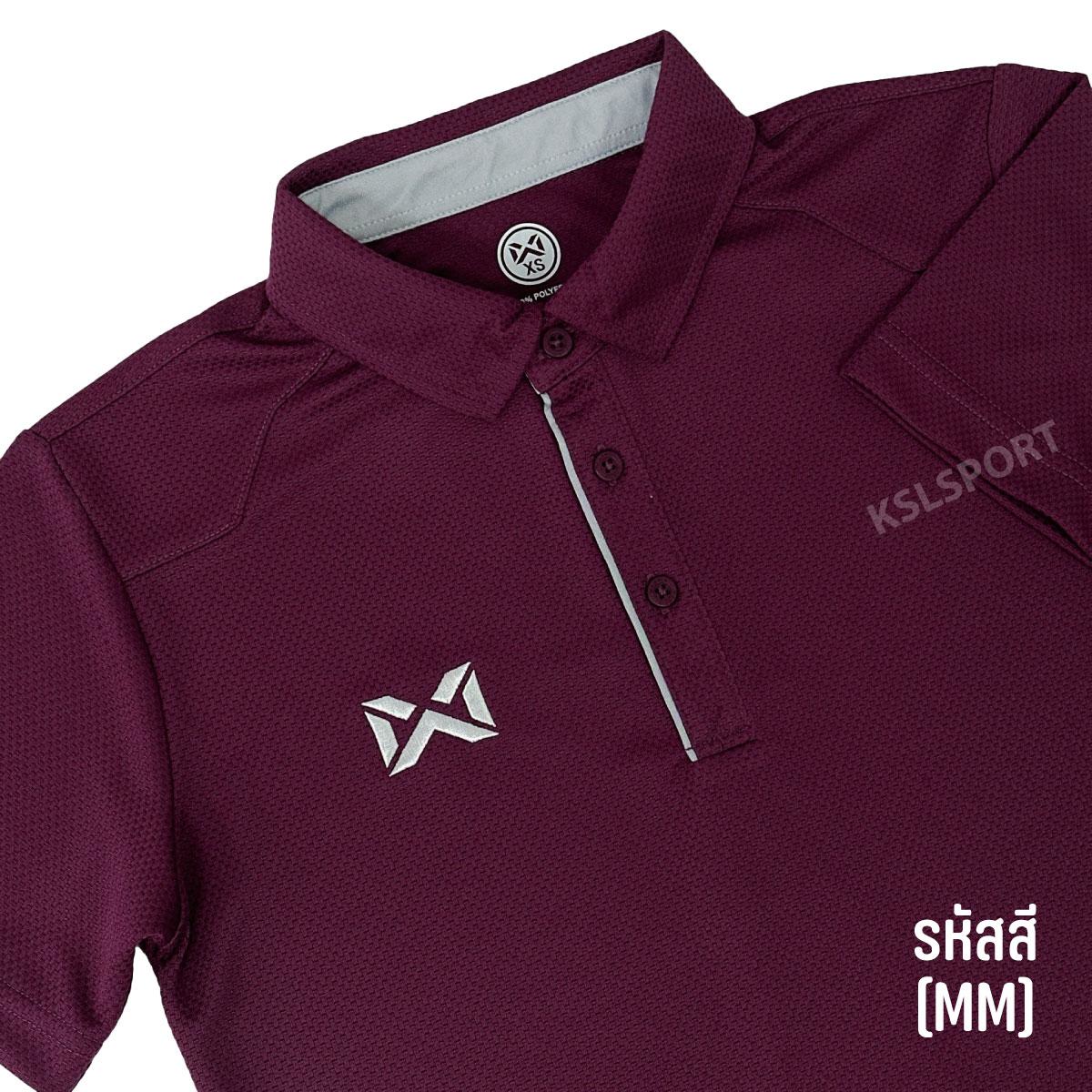 ใหม่ล่าสุด!! WARRIX รุ่น Nova Essence เสื้อโปโล เสื้อคอปก วอริกซ์ (WA-252PLACL32) สีดำ/กรมท่า/เขียวมะนาว/เลือดหมู