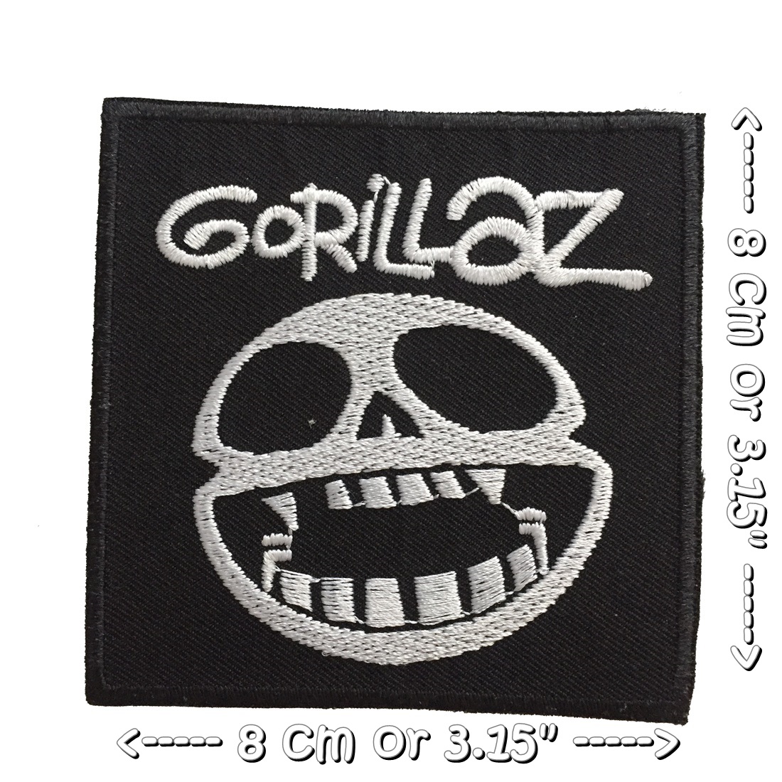 Gorillaz วงดนตรี ร็อค เฮฟวี่เมทัล พังค์ ตัวรีดแบบปัก อาร์มปัก ตัวรีดติดเสื้อ ตัวรีด ติดกระเป๋า ติดหมวก ติดแจ๊คเก็ต Rock Iron on Embroidered Patch