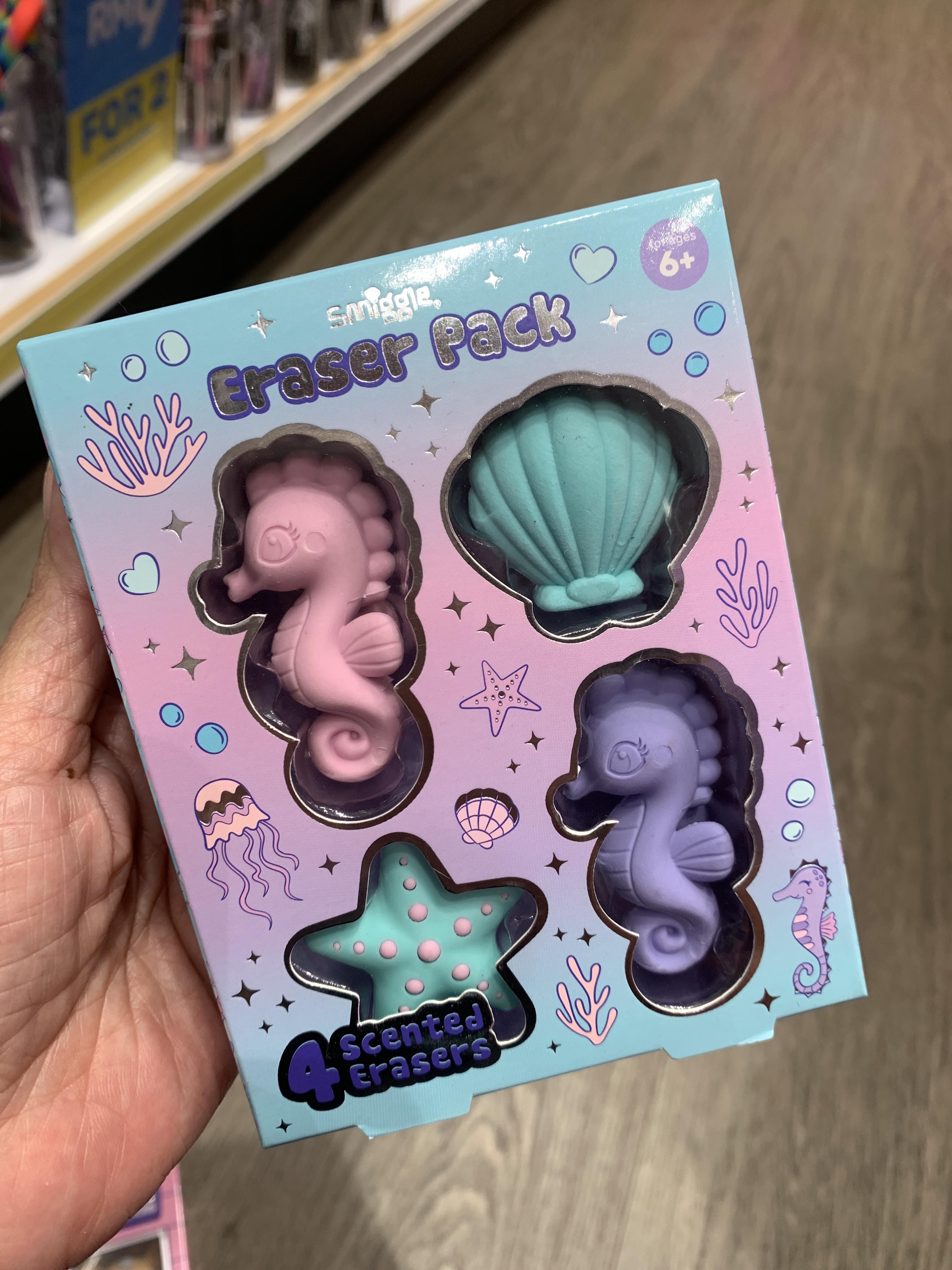 ยางลบ Smiggle-Eraser gift box -mermaid