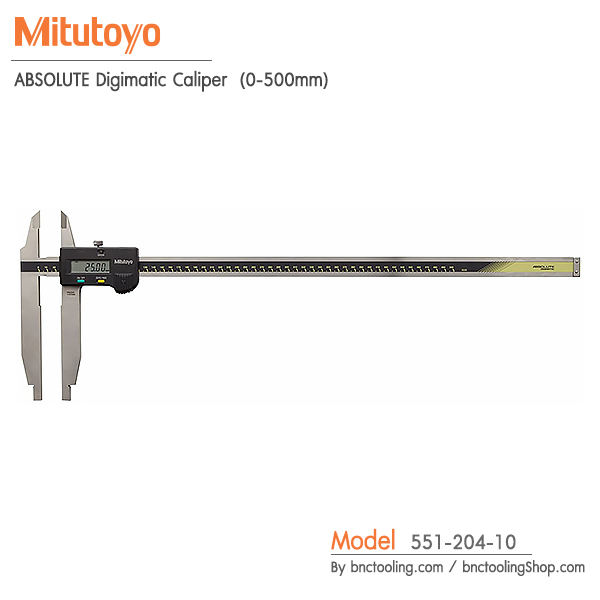 Mitutoyo,ABSOLUTE Digimatic Caliper (0-500mm),551-204-10
