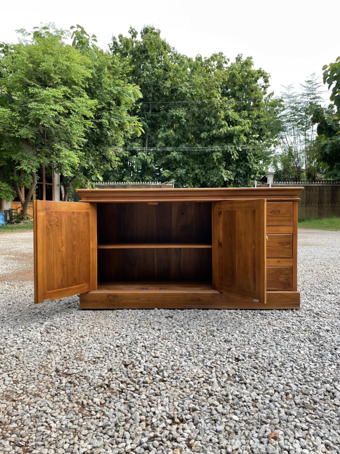 เคาน์เตอร์บานซี่ 3 ลิ้นชักข้าง