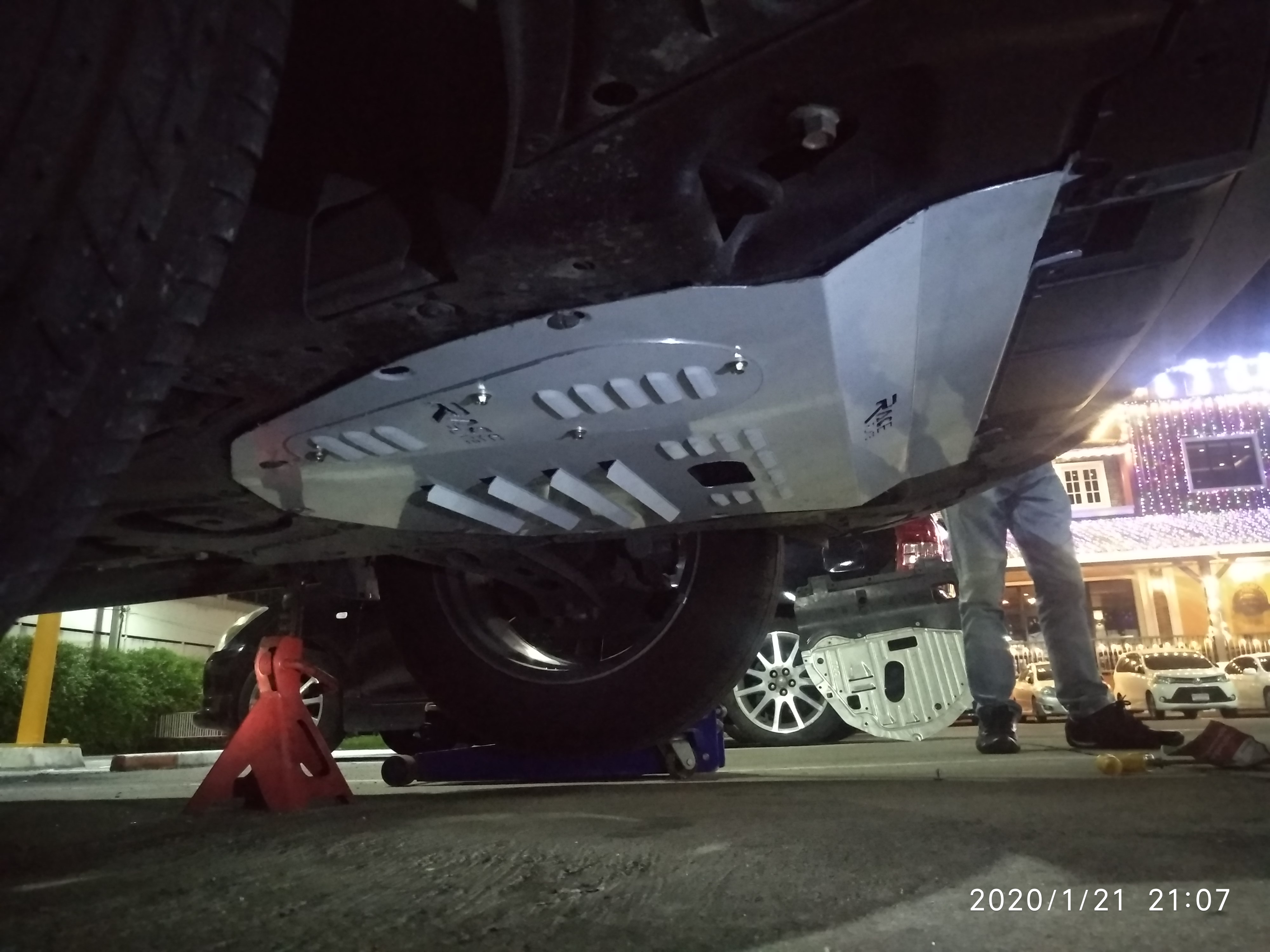 แผ่นปิดใต้ห้องเครื่องอลูมิเนียม Honda CRV 2018-2020 Raceplate_Undertray