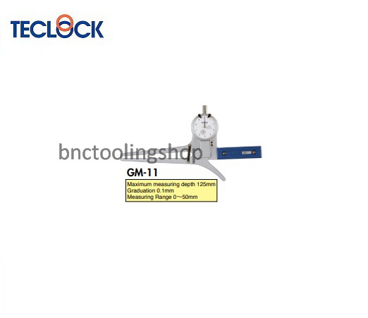 ไดอัลคาลิปเปอร์เกจวัดนอก ขนาด 0-50มิล,External Dial Caliper Gauges Range 0-50mm,TECLOCK,GM-11