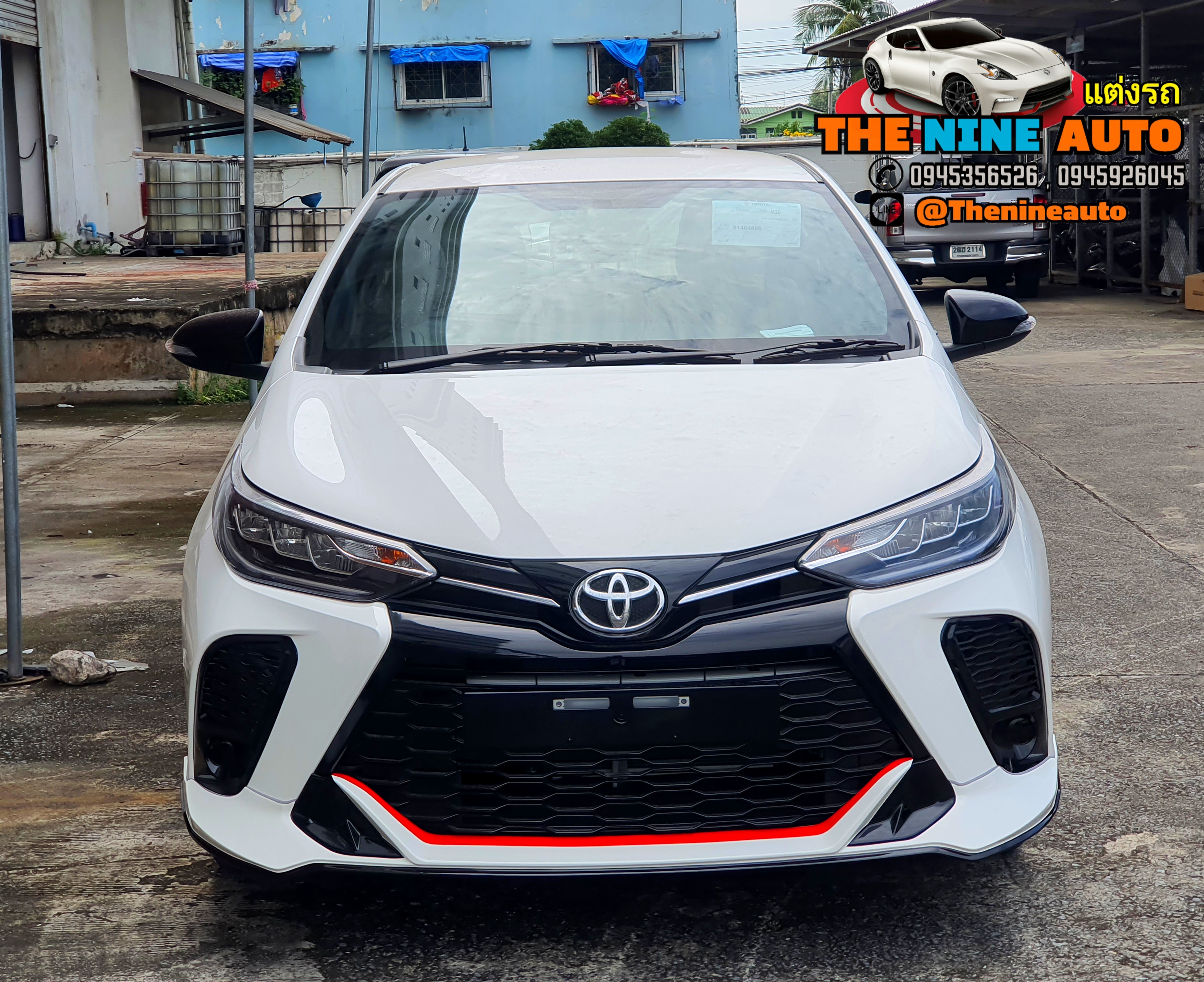 ชุดแต่ง Yaris 5 ประตู 2021 แบบ KX SPORT V.2 ชุด 4 ชิ้น