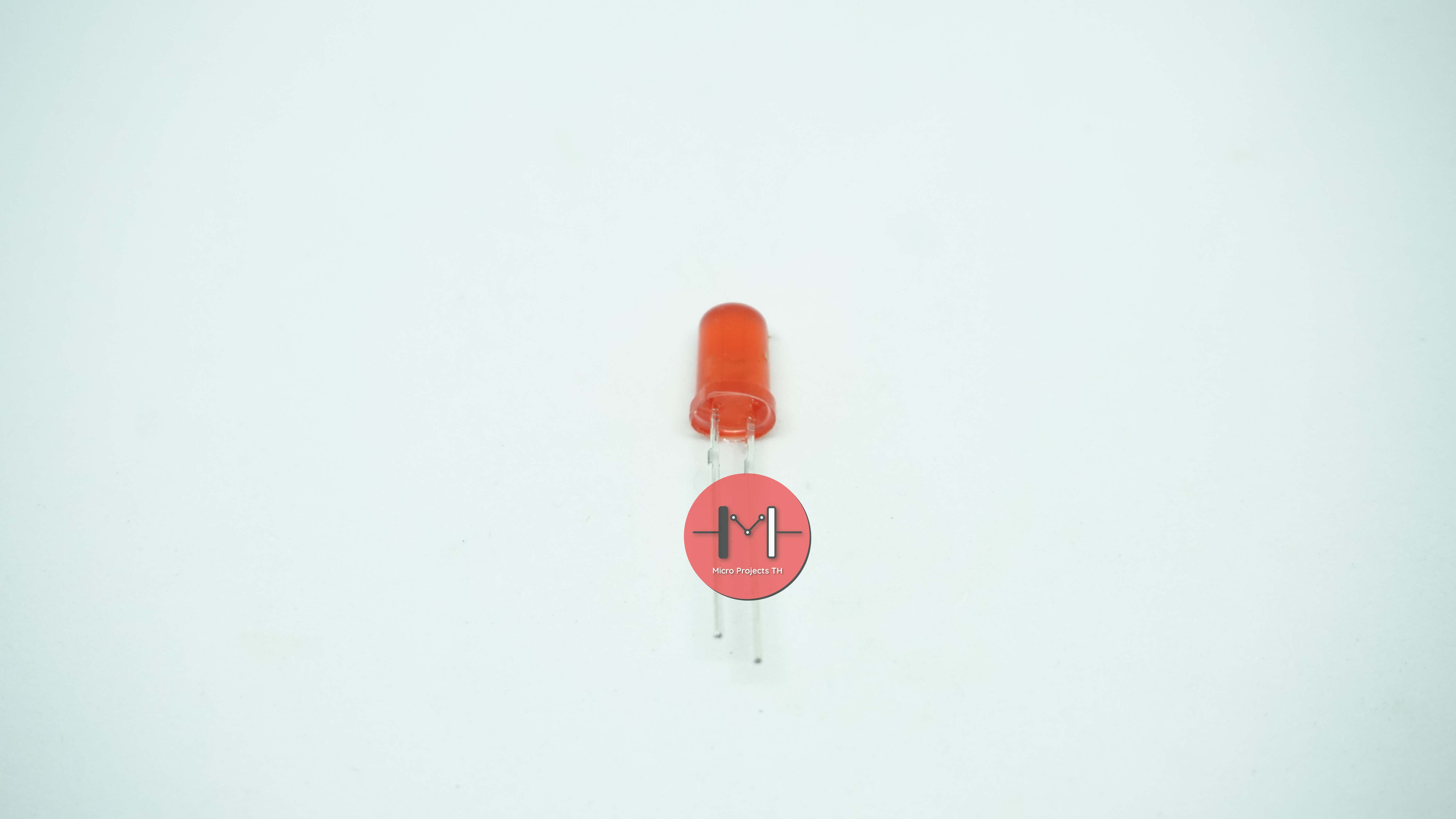 LED ขนาด 5mm สีแดง จำนวน 5 ดวง
