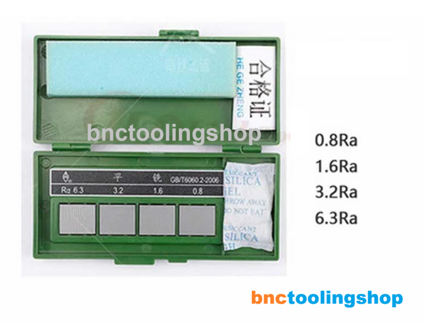 Surface Roughness Comparison Sample Block Notebook Sample, Ra Roughness Sample Block Gauge,
