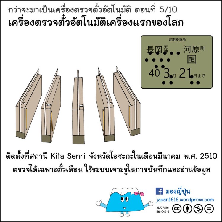 เครื่องอ่านบัตรรถไฟ ตอนที่ 5