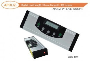 Digital Level 150mm Range:0-360 degree Reading 0.05Degree