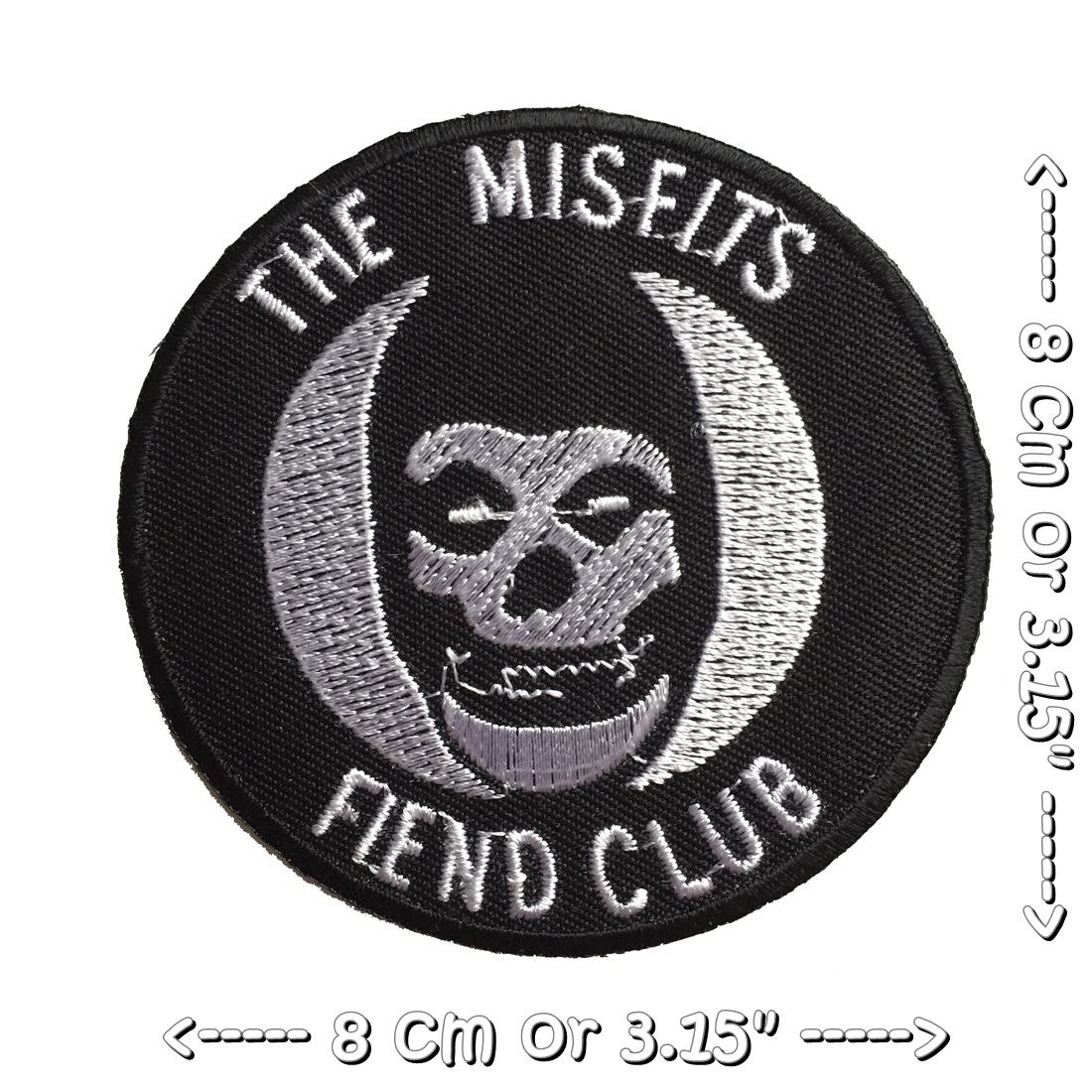 misfits วงดนตรี ร็อค เฮฟวี่เมทัล พังค์ ตัวรีดแบบปัก อาร์มปัก ตัวรีดติดเสื้อ ตัวรีด ติดกระเป๋า ติดหมวก ติดแจ๊คเก็ต Rock Iron on Embroidered Patch