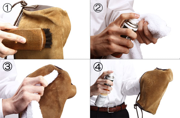 NUBUK & VELOURS 200ml. สเปรย์กันน้ำสำหรับหนังกลับ หนังขนสั้น