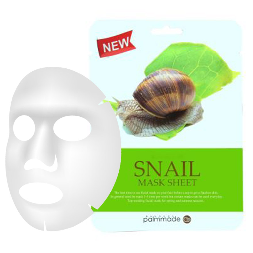 ปาล์มเมด สเนล มาส์ก ชีท (12 ชิ้น) PALMMADE SNAIL MASK SHEET (12 pcs)