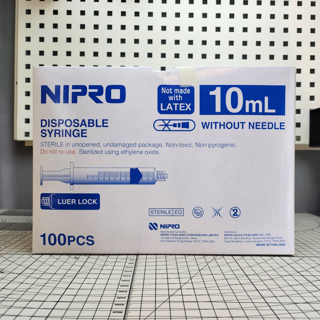 ไซริ้งพลาสติก (NIPRO) 10 ซีซี. หัวล๊อก