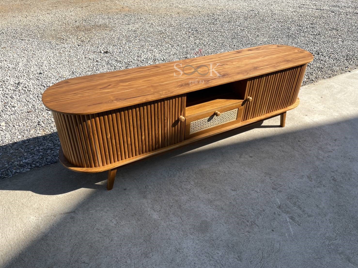 ไซด์บอร์ดซี่ลอนลิ้นชักหวาย