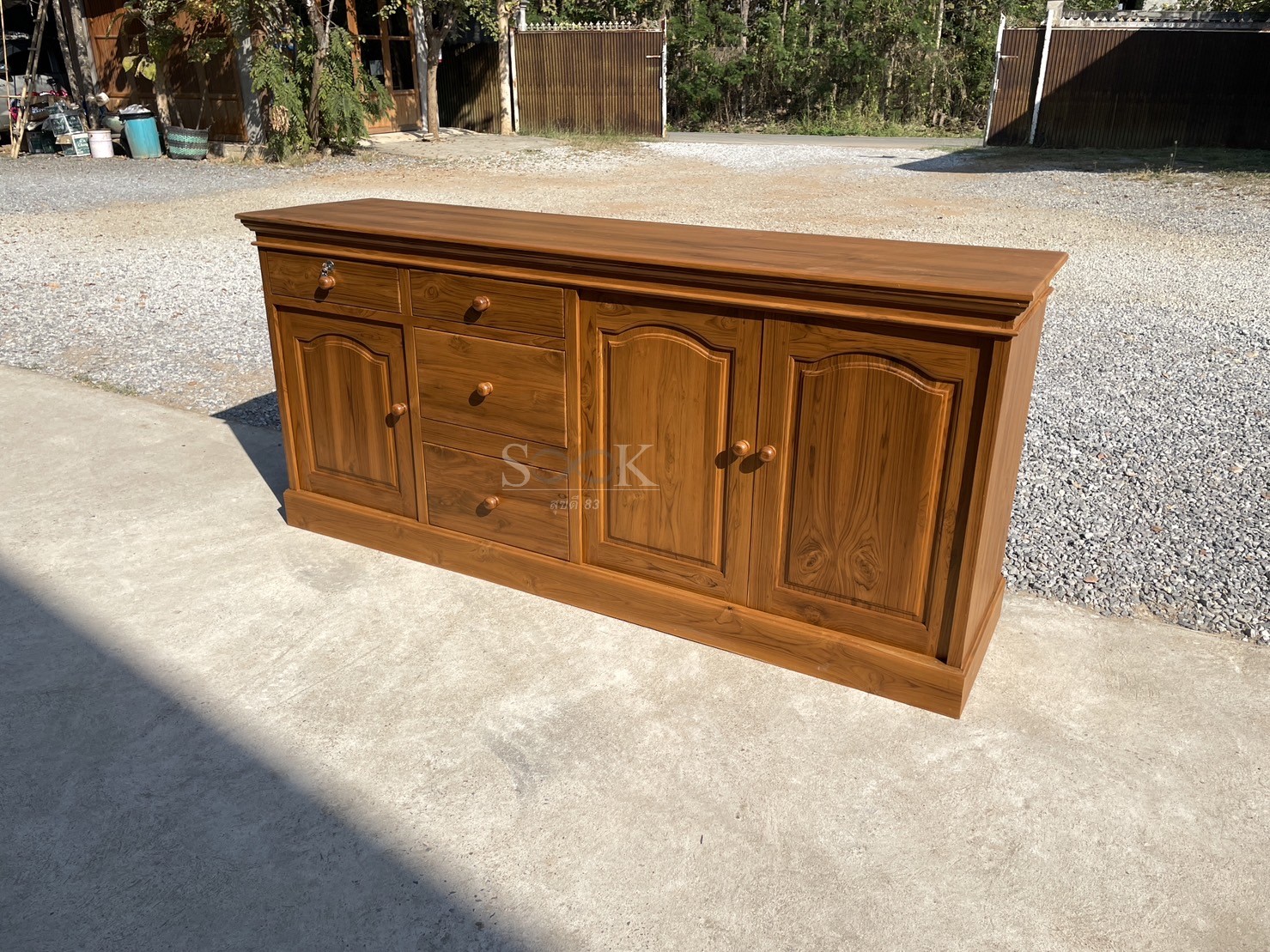 เคาน์เตอร์ครัว 2 ม. ฟักโค้งปีกนก