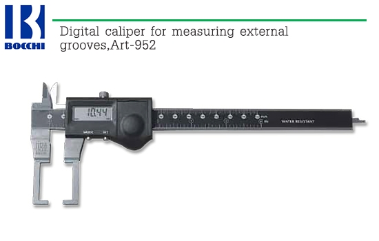 BOCCHI,Digital caliper for measuring external grooves,Art-952