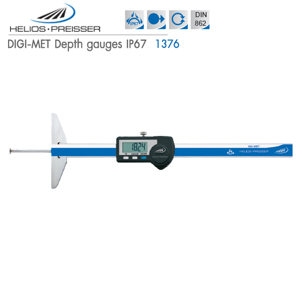 HELIOS-PREISSER,DIGI-MET Depth gauges IP67,1376