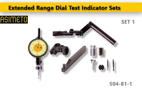 ASIMETO,P107,Extended Range Dial Test Indicator Sets,504-81-1