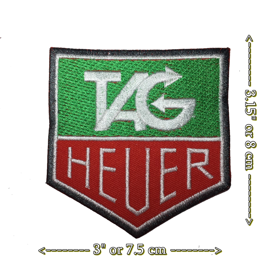 โลโก้ Tag นาฬิกา ตัวรีดติดเสื้อ อาร์มรีด อาร์มปัก ตกแต่งเสื้อผ้า หมวก กระเป๋า แจ๊คเก็ตยีนส์ Quote Embroidered Iron on Patch