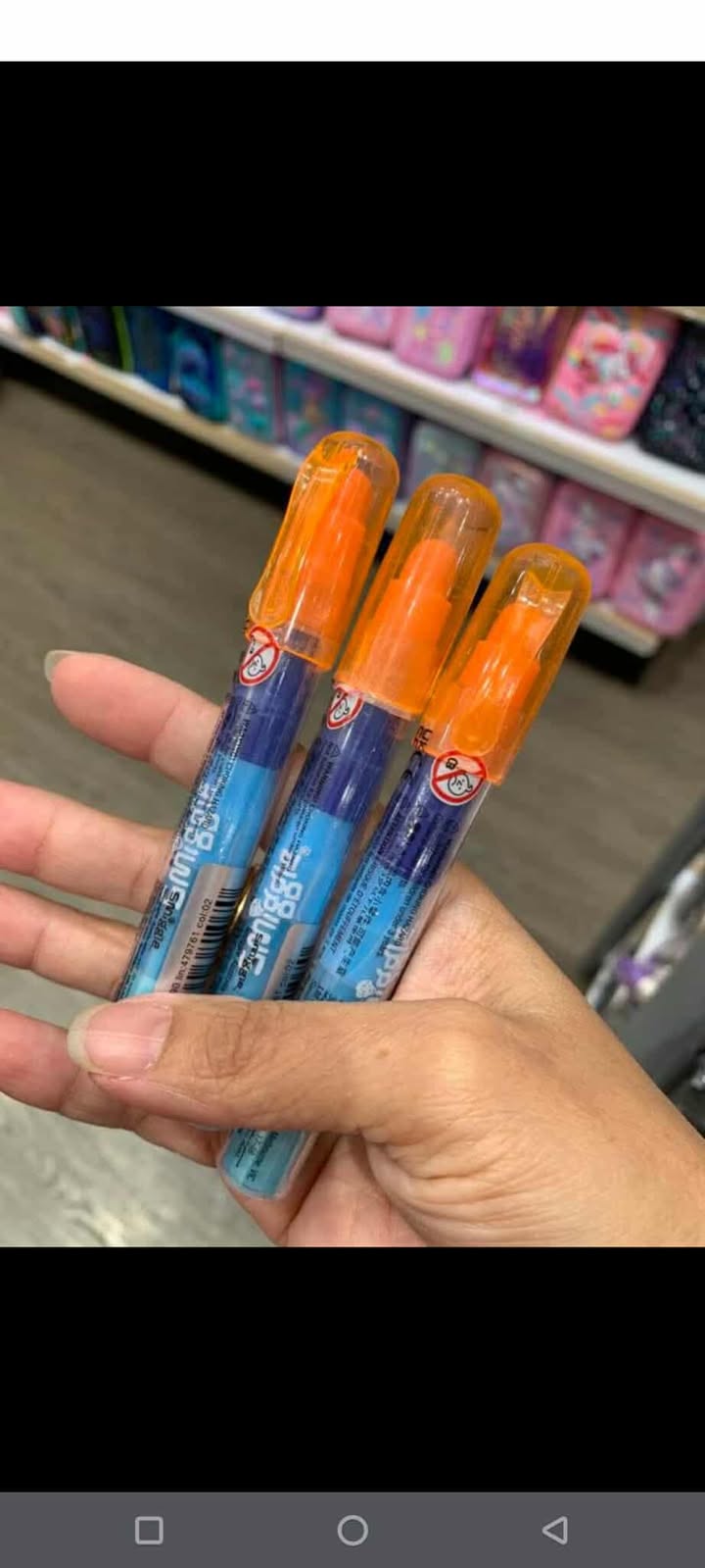 Smiggle eraser stack
