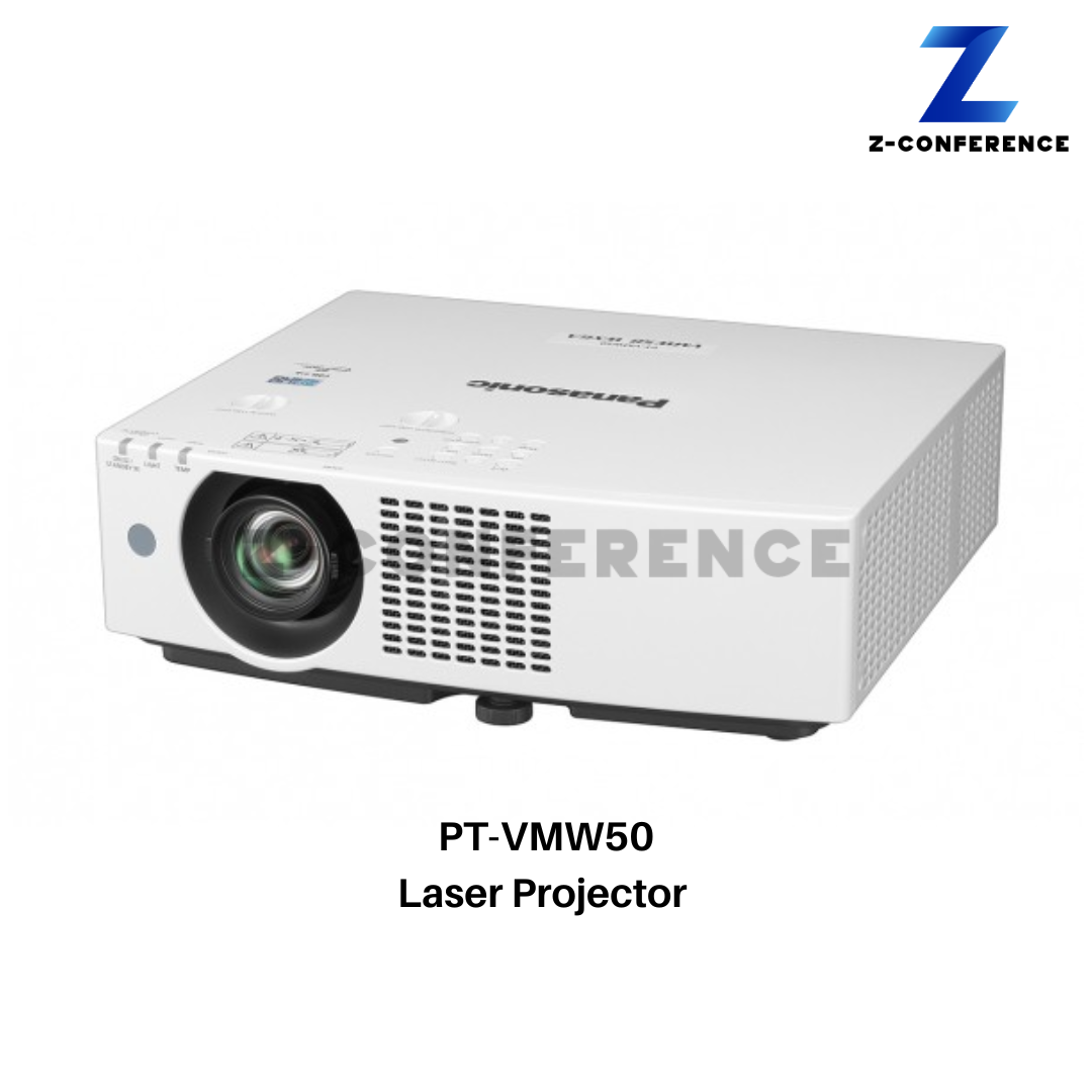 Projector Panasonic PT-VMW50 (Laser/5,000 lm/ WXGA) projector , โปรเจคเตอร์ , เครื่องฉายโปรเจคเตอร์ , โปรเจคเตอร์ดูหนัง , เครื่องโปรเจคเตอร์.