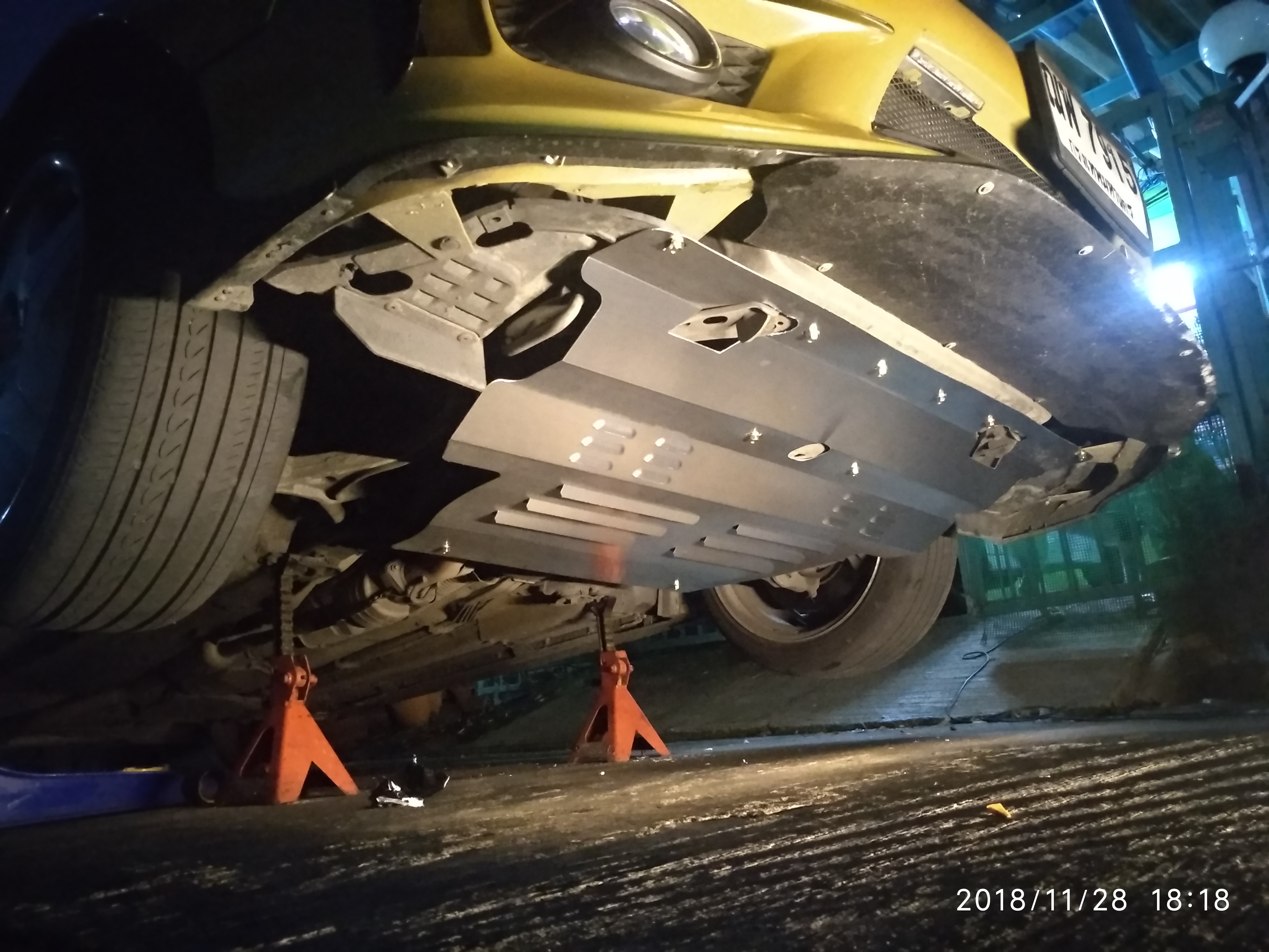 แผ่นปิดใต้ห้องเครื่องอลูมิเนียม Honda Accord G7 Raceplate_Undertray