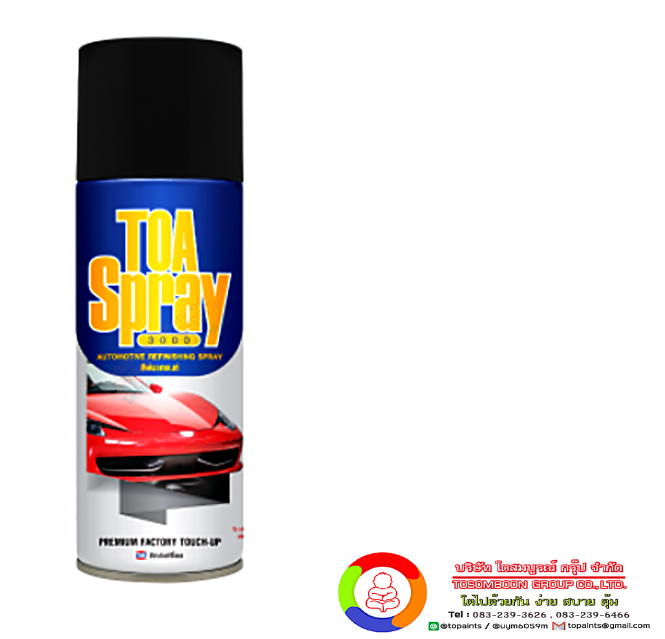 ทีโอเอ สีสเปรย์ สำหรับรถยนต์ Toa Acrylic Lacquer Spray: For Automotive