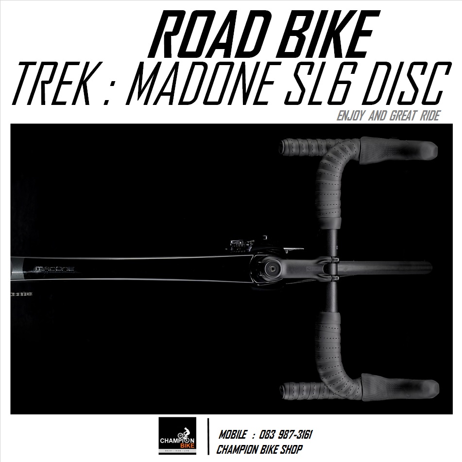 จักรยานเสือหมอบ TREK MADONE SL 6 DISC AERO ROAD BIKE - 2021 สีเทา-ดำ